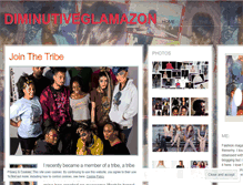 Tablet Screenshot of diminutiveglamazon.wordpress.com