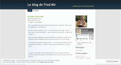 Desktop Screenshot of fredofromstart.wordpress.com