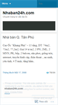 Mobile Screenshot of nhaban24h.wordpress.com