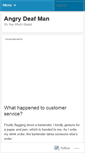 Mobile Screenshot of angrydeafman.wordpress.com