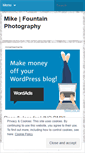 Mobile Screenshot of mikefountainphoto.wordpress.com