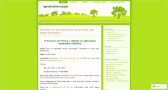Desktop Screenshot of agrobiodiversidade.wordpress.com