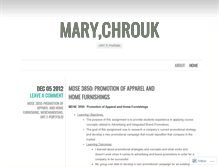 Tablet Screenshot of chroukunt.wordpress.com