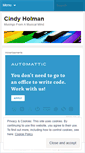 Mobile Screenshot of cindyholman.wordpress.com