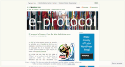 Desktop Screenshot of eprotocol.wordpress.com