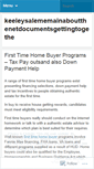 Mobile Screenshot of keeleysalememainaboutthenetdocumentsgettingtogether.wordpress.com