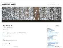 Tablet Screenshot of 3ichiandfriends.wordpress.com