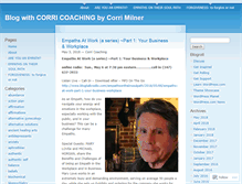 Tablet Screenshot of corricoaching.wordpress.com