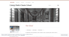 Desktop Screenshot of libertypubliccharterschools.wordpress.com