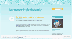 Desktop Screenshot of leannecookingforthefamily.wordpress.com