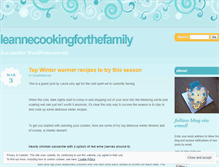 Tablet Screenshot of leannecookingforthefamily.wordpress.com