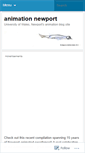 Mobile Screenshot of animationnewport.wordpress.com