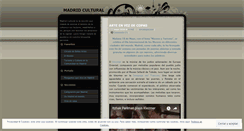 Desktop Screenshot of madridcultural.wordpress.com