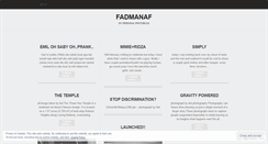 Desktop Screenshot of fadmanaf.wordpress.com