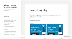 Desktop Screenshot of kiyong.wordpress.com