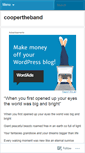 Mobile Screenshot of coopertheband.wordpress.com