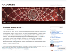 Tablet Screenshot of fccogmusic.wordpress.com