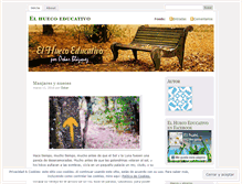 Tablet Screenshot of huecoeducativo.wordpress.com