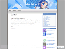 Tablet Screenshot of hisashiburi.wordpress.com