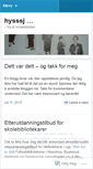 Mobile Screenshot of hysssj.wordpress.com