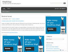 Tablet Screenshot of deepbiology.wordpress.com