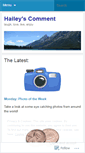 Mobile Screenshot of haileyscomment.wordpress.com