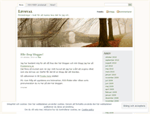 Tablet Screenshot of livsval.wordpress.com