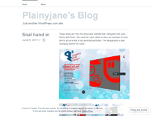 Tablet Screenshot of plainyjane.wordpress.com