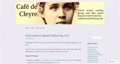 Desktop Screenshot of cafedecleyre.wordpress.com