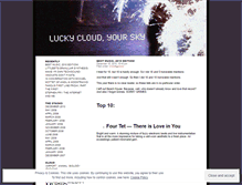 Tablet Screenshot of luckycloud.wordpress.com