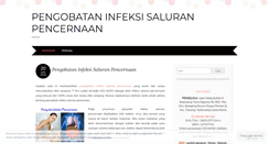 Desktop Screenshot of pengobataninfeksisaluranpencernaan.wordpress.com