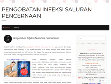 Tablet Screenshot of pengobataninfeksisaluranpencernaan.wordpress.com
