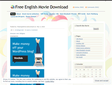 Tablet Screenshot of freeenglishmoviedownload.wordpress.com
