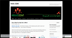 Desktop Screenshot of hello3240.wordpress.com