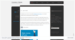 Desktop Screenshot of carreteraimanta.wordpress.com