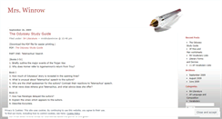 Desktop Screenshot of mrswinrow.wordpress.com