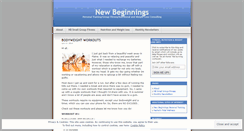 Desktop Screenshot of newbeginningspt.wordpress.com