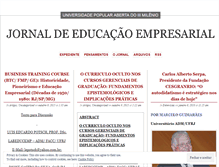 Tablet Screenshot of educacaoempresarial.wordpress.com