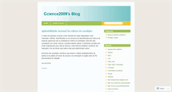 Desktop Screenshot of ccience2009.wordpress.com