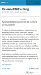 Mobile Screenshot of ccience2009.wordpress.com