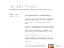 Tablet Screenshot of holisticmoves.wordpress.com