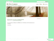 Tablet Screenshot of gardenandlandscapedesign.wordpress.com