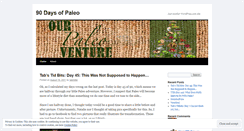 Desktop Screenshot of ourpaleoventure.wordpress.com