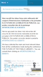 Mobile Screenshot of elsfutursdelabibliotecapublica.wordpress.com