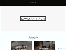 Tablet Screenshot of davidhattingh.wordpress.com