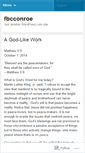 Mobile Screenshot of fbcconroe.wordpress.com