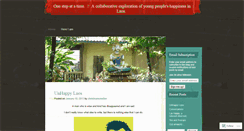 Desktop Screenshot of christinainlaos.wordpress.com