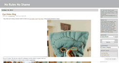 Desktop Screenshot of norulesnoshame.wordpress.com