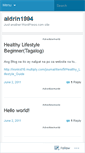 Mobile Screenshot of aldrin1994.wordpress.com