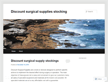 Tablet Screenshot of discountsurgicalsuppliesstocking.wordpress.com